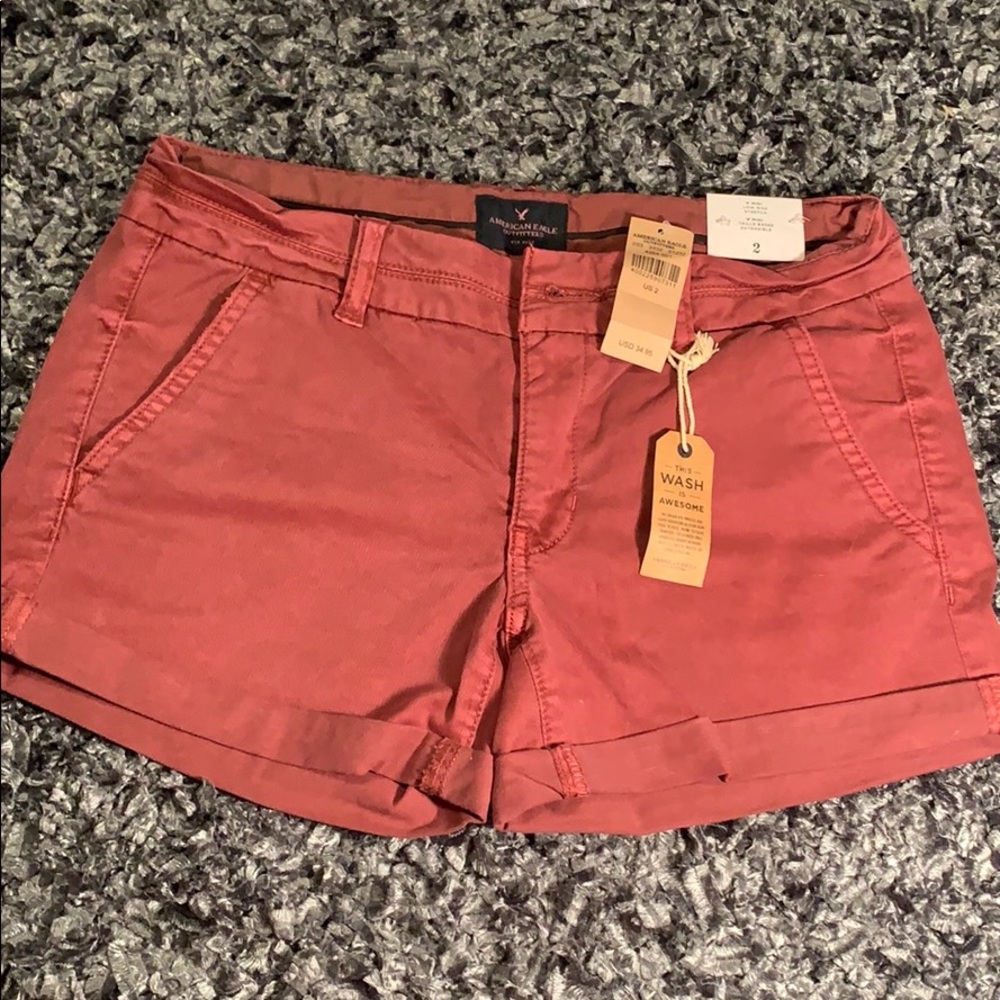 American Eagle Women’s Pink Jean Shorts, Brand New